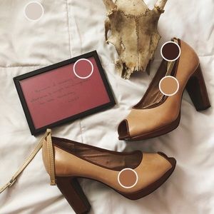 FOSSIL | two toned heels